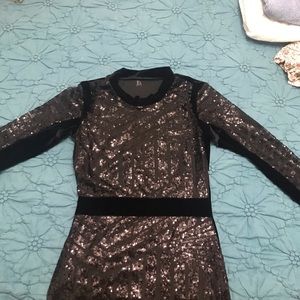 Black Velvet Midi Dress